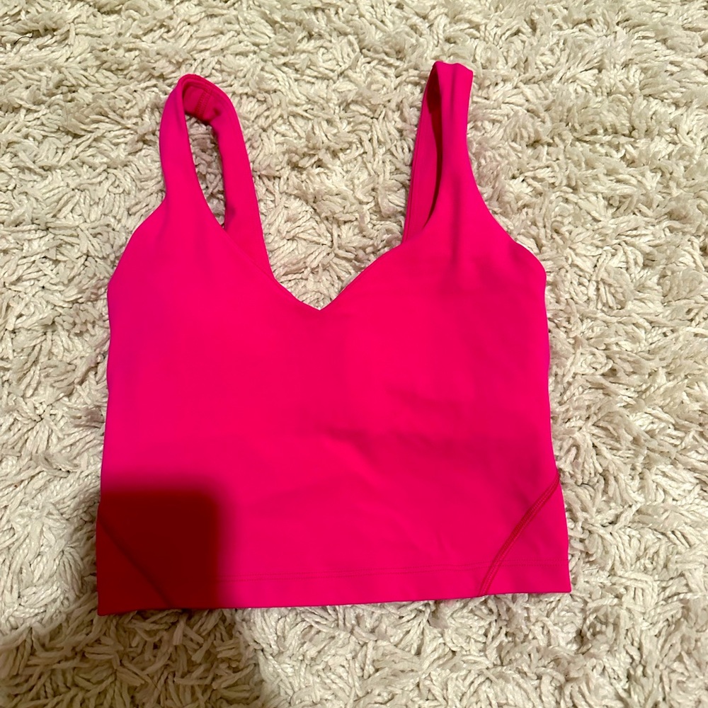Sonic pink align tank size 0